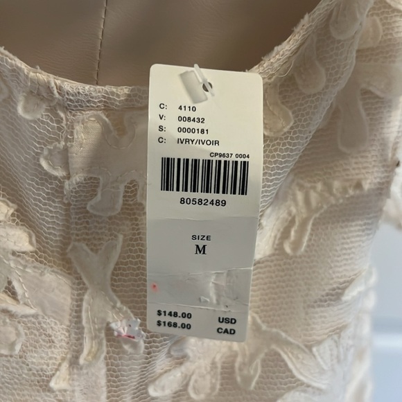 Anthropologie Elegant Cream Lace Blouse NWT size Medium - Picture 3 of 4